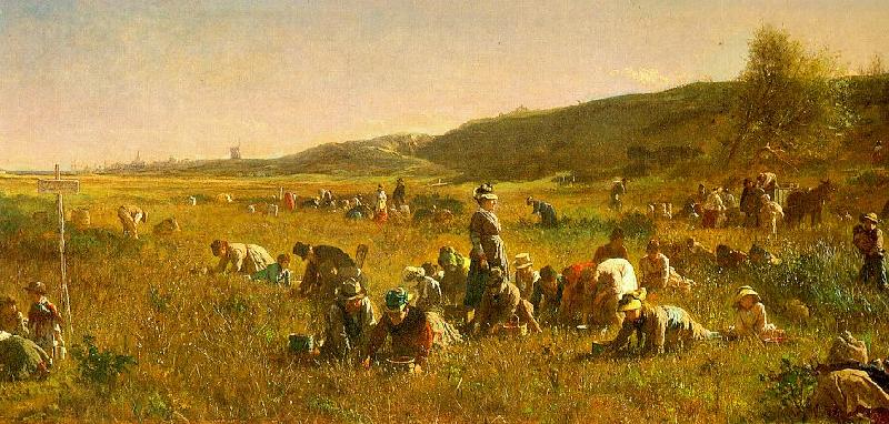 Jonathan Eastman Johnson The Cranberry Harvest on the Island of Nantucket